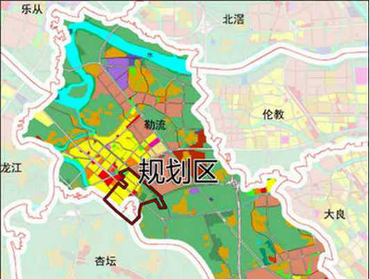 勒流新城片控規公示：打造中心區拓展區