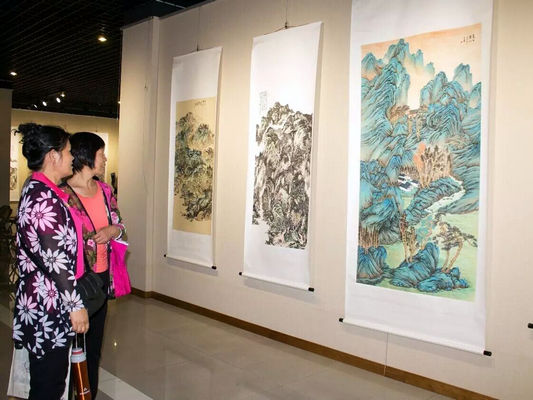順德山水畫巡展山東淄博