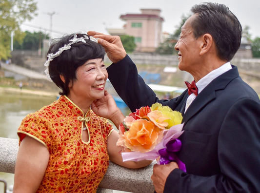 圖集：為長者拍婚紗，遲來的婚紗依然美麗