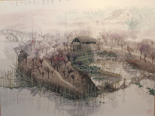 容桂精選40件水鄉(xiāng)畫，再次展到上海去！