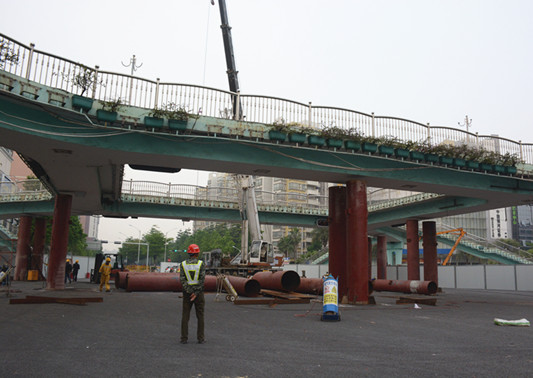 揭秘！順德東樂路天橋將會被這樣拆除…