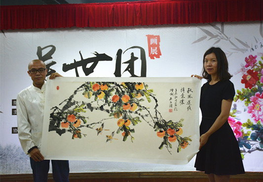 天氣熱了，來大良看大師書畫＂涼快＂一下