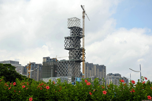 佛山新城濱河景觀帶（順德城市網網友“44168”攝）
