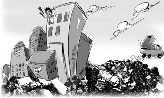 倫常北路建筑垃圾臨時堆放點擾民？馬上改善