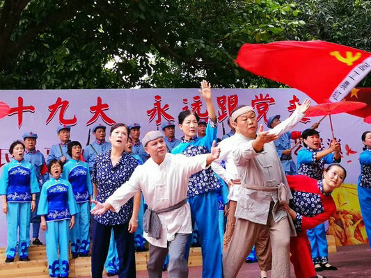 喜迎十九大，順德老干有實(shí)際行動(dòng)