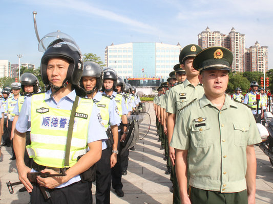 迎接十九大打贏安保攻堅(jiān)戰(zhàn)！倫教在行動(dòng)