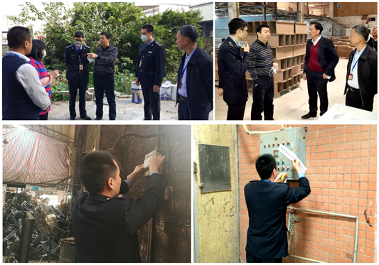 樂從安監周末“兵分兩路”進行安全檢查