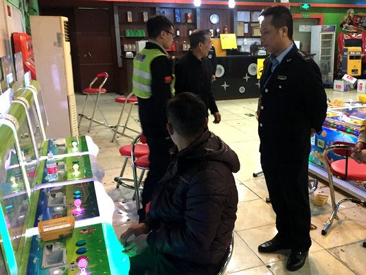 龍江檢查電子游藝場所，文化要健康發展