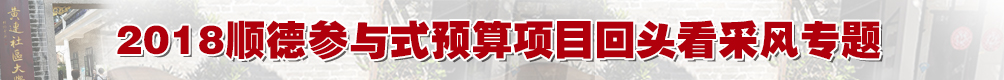 2018順德參與式預算項目回頭看采風活動專題_順德城市網