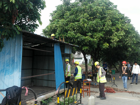 強制拆除！倫教加速桂畔海水系沿岸清障工作
