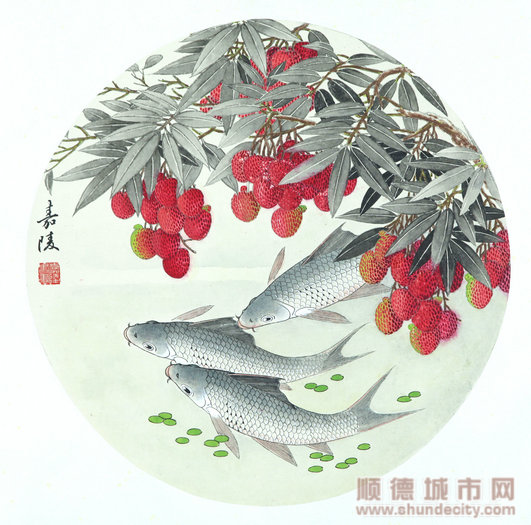 荔熟魚(yú)肥 直徑50cm 1985年_副本.jpg