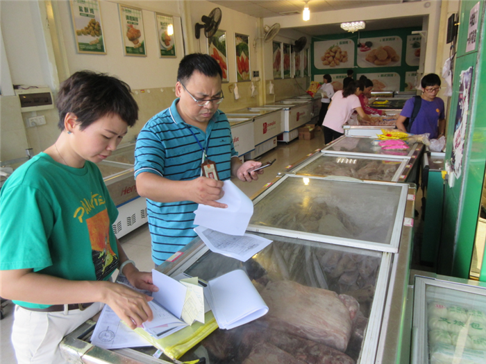 加強監(jiān)管！容桂開展凍肉店專項檢查
