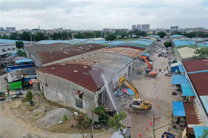 容桂：本周強(qiáng)勢拆除多處違章建筑