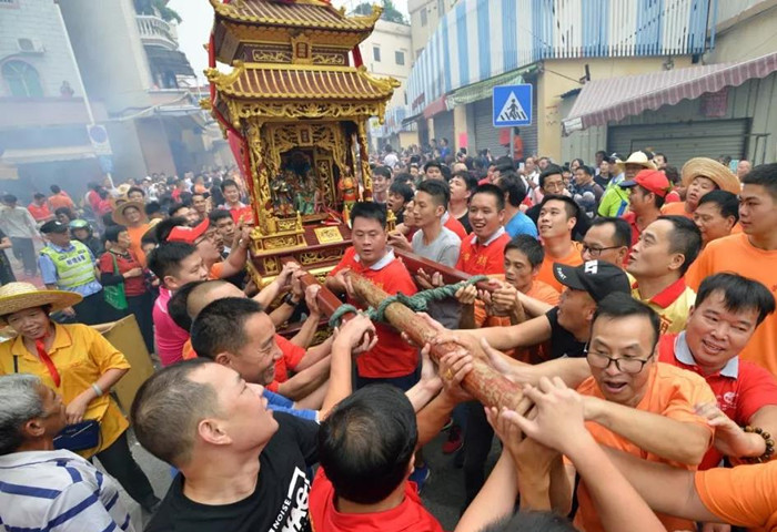 關帝侯王出游遇上國慶節，路線提前知曉