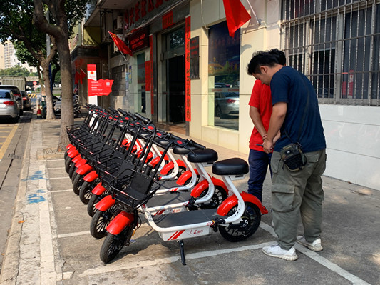 樂從首批1千輛共享電動自行車投入使用