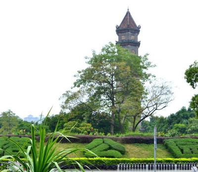 文塔公園，綠意盈盈
