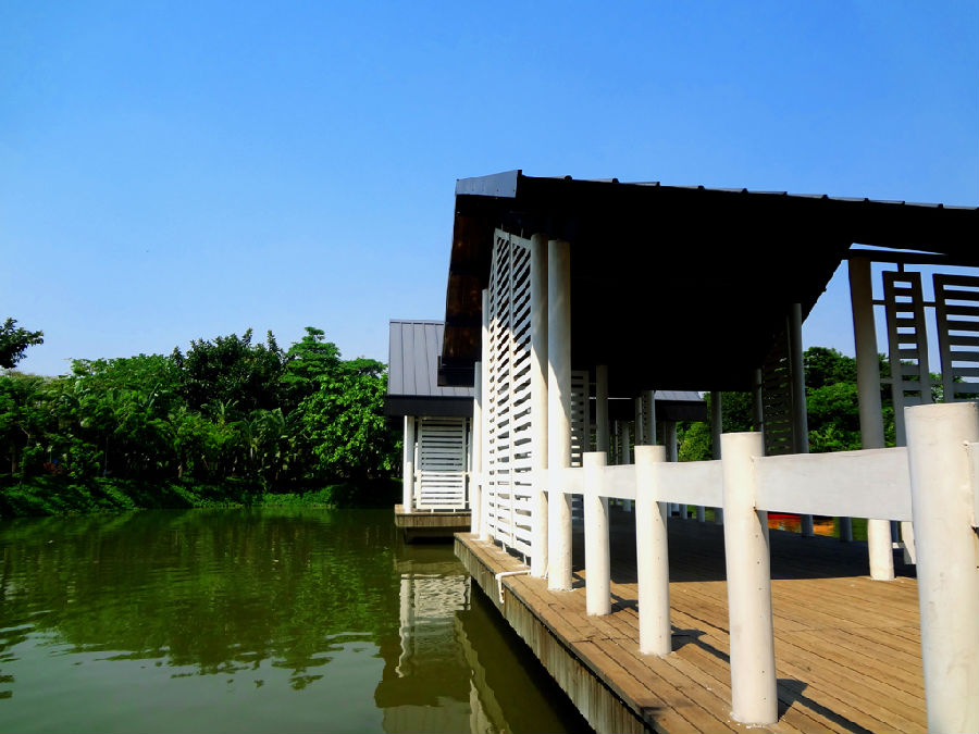 擁有藍天綠水的北滘公園