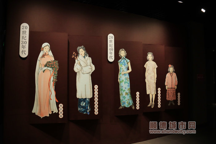 3-不同年代旗袍樣式的展示.JPG