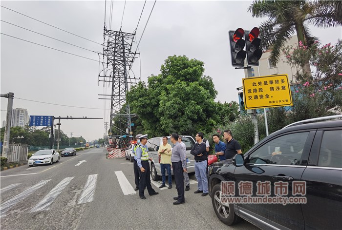 整治事故多發(fā)路段，北滘這樣做.......