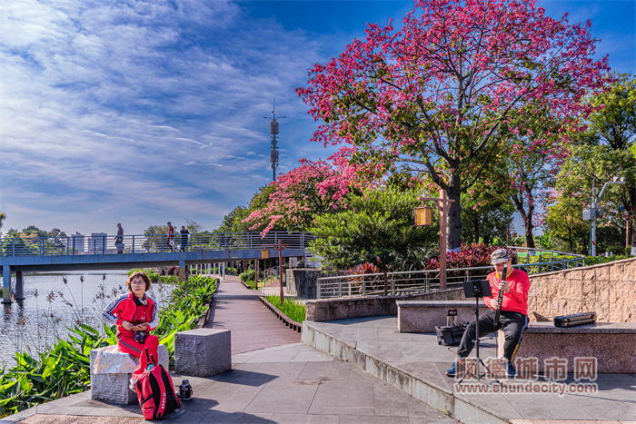 陳村中央水系公園自然風光優美，吸引市民群眾前來游玩。（順德城市網攝影俱樂部“馬彥良”）.jpg