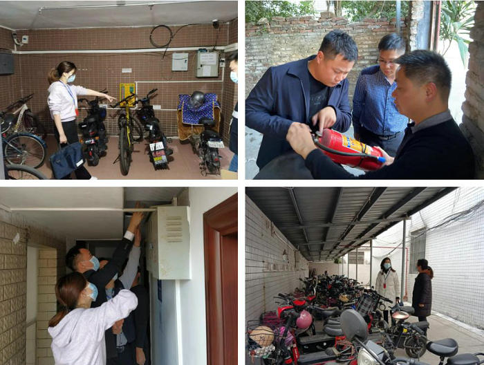 順德區北滘鎮紀檢干部到轄區內各場所開展電動車消防安全整治督查工作。.jpg