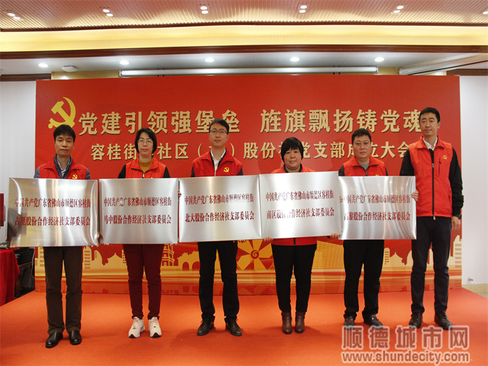 到場區鎮領導為股份社黨支部授牌。.jpg