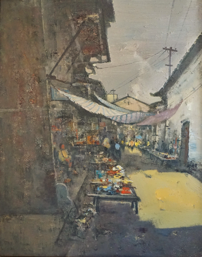 沈欣樺 《鬧 市》 油 畫  100x80cm.png