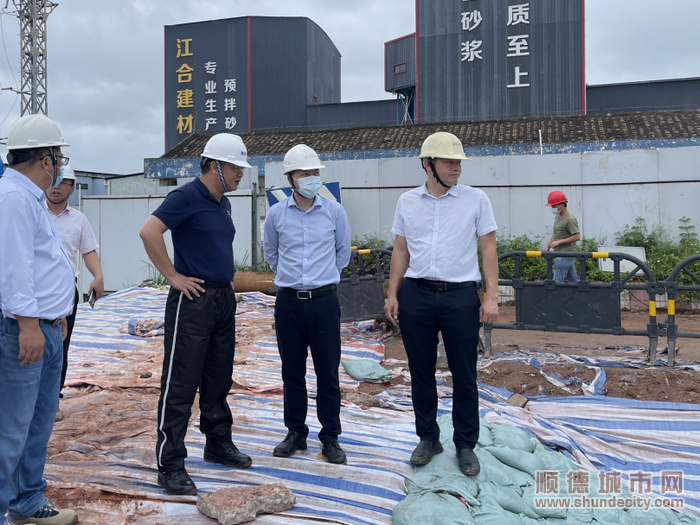 順德區住房城鄉建設和水利局 黨組書記、局長黎景帶帶隊到陳村檢查。.png