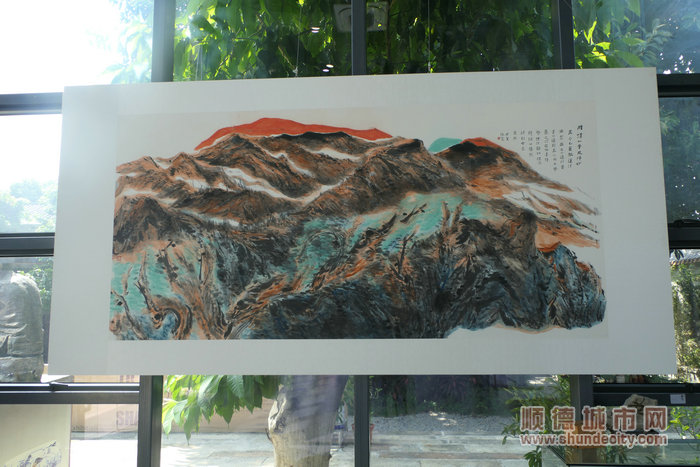 展覽中的書畫作品。2.jpg