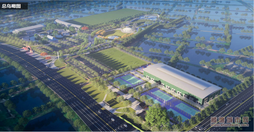 龍江官田休閑體育公園正在建設。.jpg