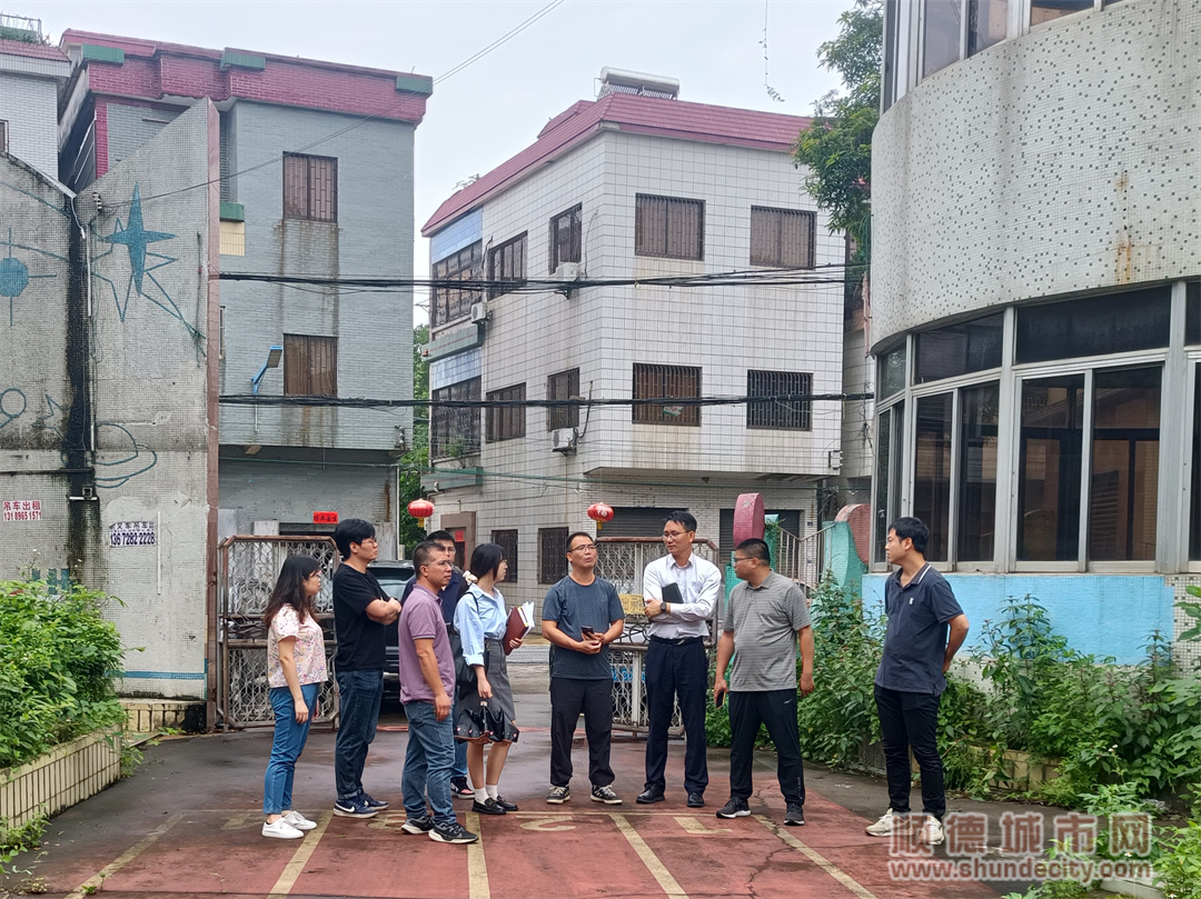 “職業經理人”張君健（右三）與賽龍奪錦小組成員調研太平村閑置資產活化提升項目。.jpg