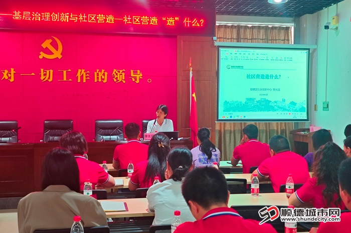 順德區社會創新中心總干事李允冠為學員們帶來培訓第一課：“基層治理創新與社區營造”。.jpg