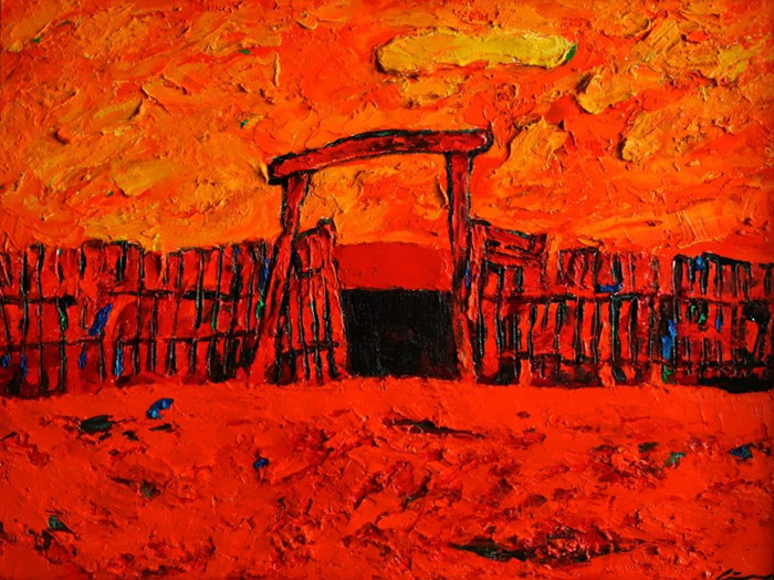 李默 紅門 45x60cm .jpg