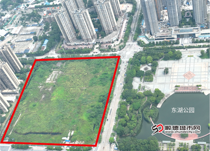 容桂東湖公園西側地塊航拍圖。.png
