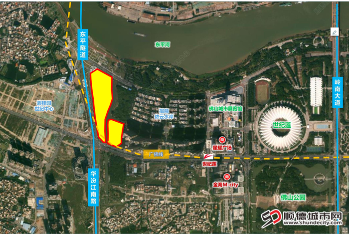 樂從鎮(zhèn)裕和路以北、汾江南路以東地塊位置示意圖。.png