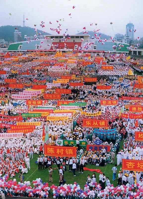 2000年，順德政府組織“興建順德大學籌款萬人行”，超60萬人次踴躍捐款3.02億元。.jpg