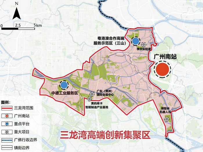 佛山三龍灣高端創新集聚區發展總體規劃出爐