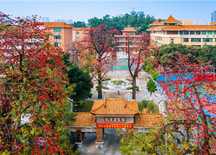 最美校園一角系列報(bào)道④|容山中學(xué)：兩百年紅棉，恰是風(fēng)華正茂