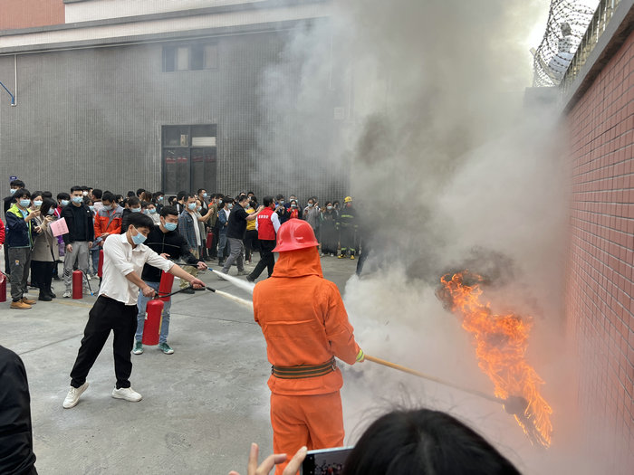北滘：1個月5場演練，提升工業園自救能力
