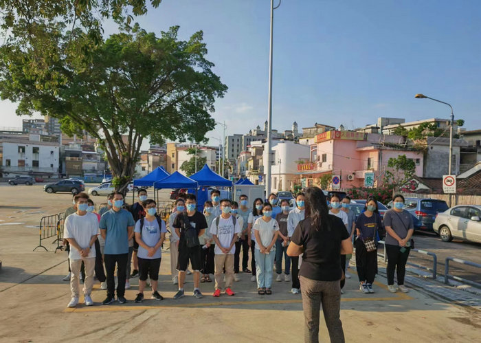 入職即出征！容桂街道在防疫一線錘煉“新苗”