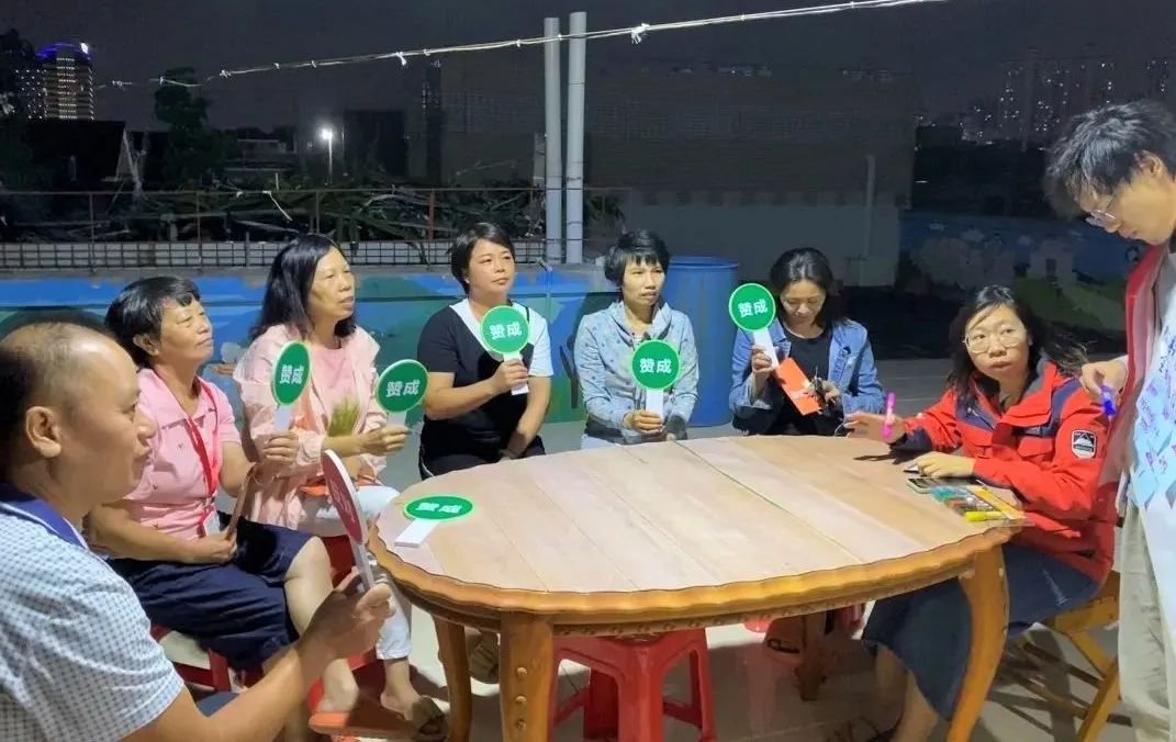 北滘街道舉行“整靚棟樓”天臺議事會