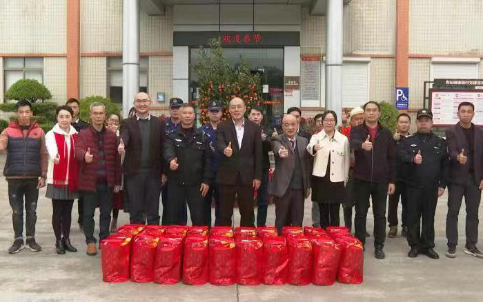 致敬堅守者！杏壇鎮慰問春節值班人員