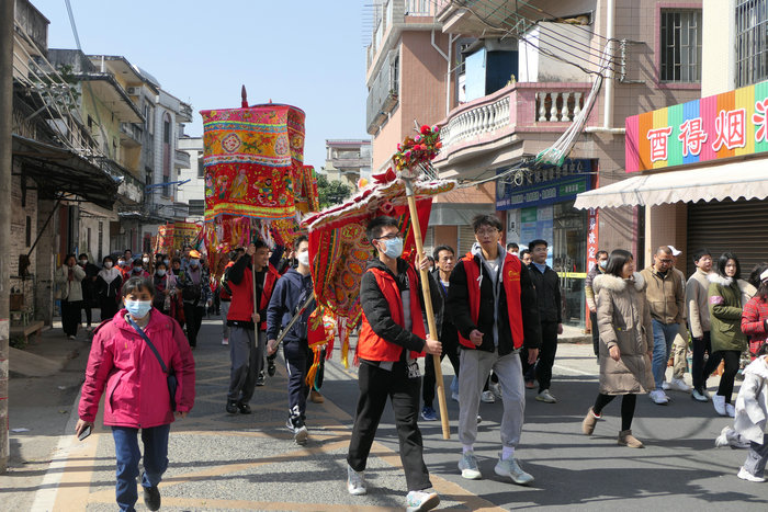 【多圖】大年初七，均安熱鬧康公誕巡游慶“人日”