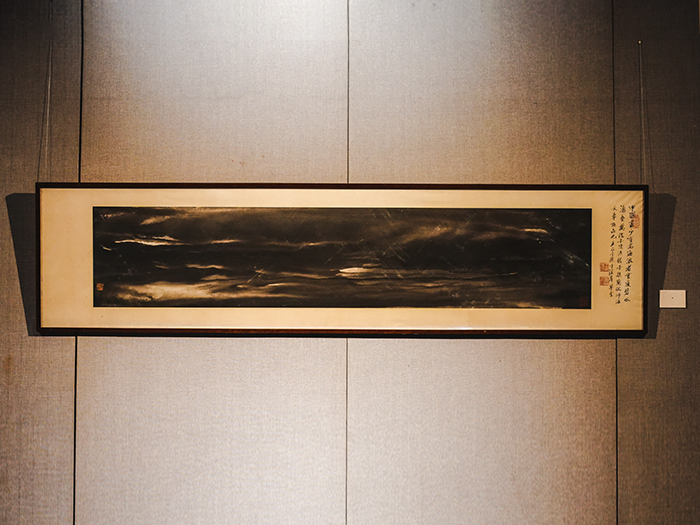 潑墨畫泰斗北滘開展，旅美鄉親萬里傳鄉情