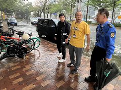 不懼風雨，北滘開展重點深化全國文明城市創建點位檢查