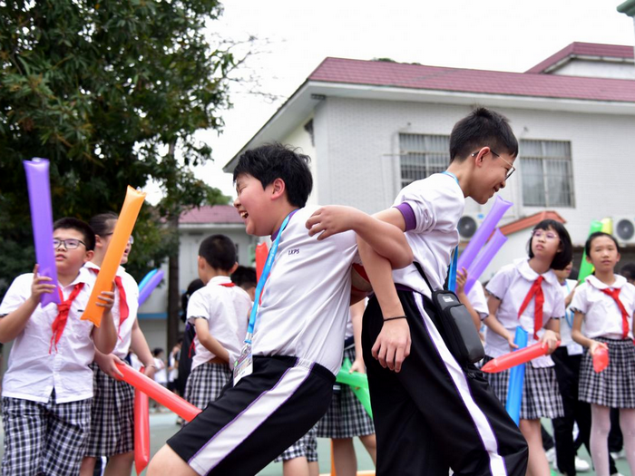 締結11年！雞洲錫全小學迎來了遠道而來的摯友