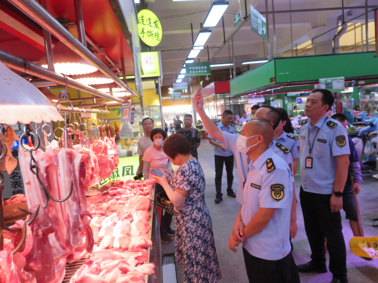 區(qū)街聯(lián)動，節(jié)前開展市場綜合檢查