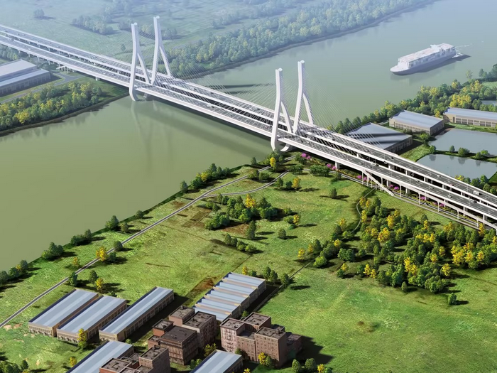 龍江二橋拆除重建項目正式動工！主橋雙向八車道