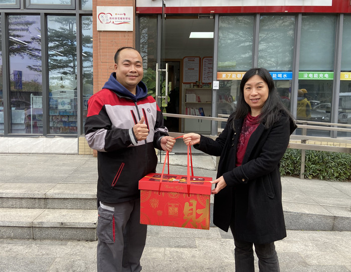 暖“新”關愛，陳村開展新業態新就業群體慰問