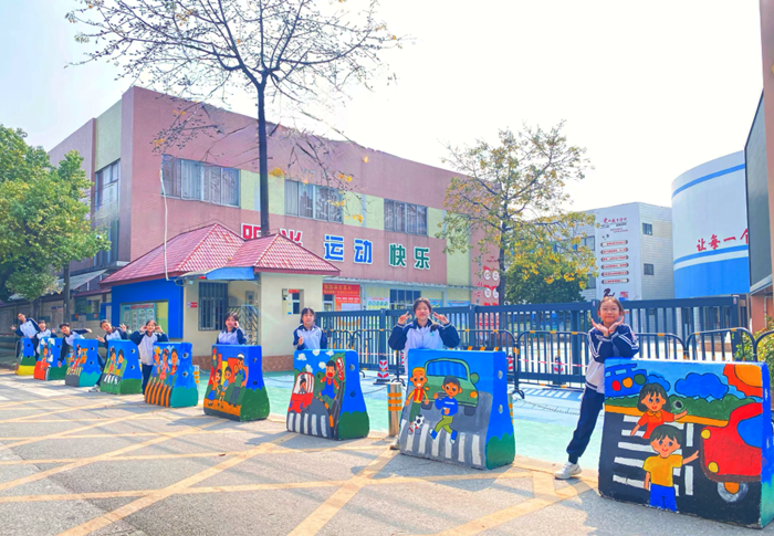 向美而行！一起來看石墩彩繪扮靚陳村校園